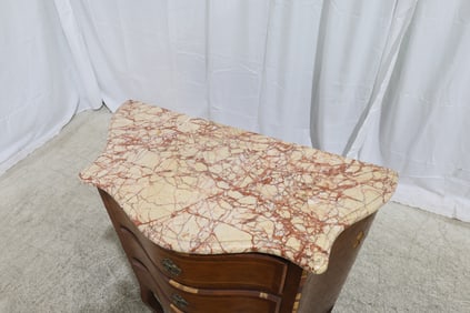 Antique French Marble Top Commode