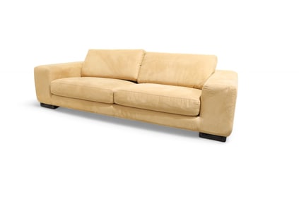 Roche Bobois Suede Sofa