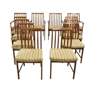 Folke Ohlsson -  Dux Teak Dining Chairs - 12