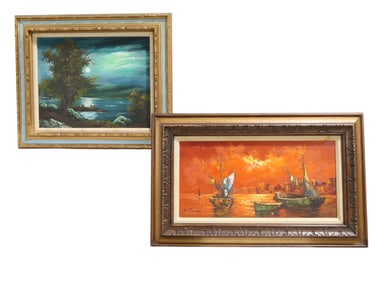 Signed Oil on Canvas - 2