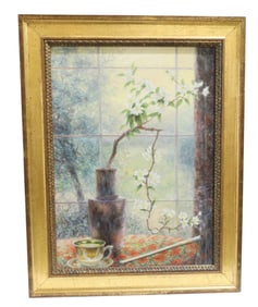 Unsigned Still Life Oil on Canvas