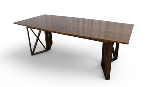 Paul Frankl Style Walnut  Dining Table