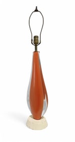 Seguso Sommerso (Attr.) Glass Lamp