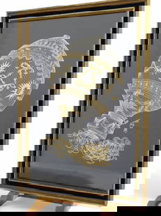 Yves Beaujard Limited Edition Franklin Mint: Yves Beaujard The Great Ascent Limited Edition Franklin Mint Sterling Silver 24K Dimensions:18x12