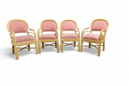 Gabriella Crespi Style Rattan Chairs - 4