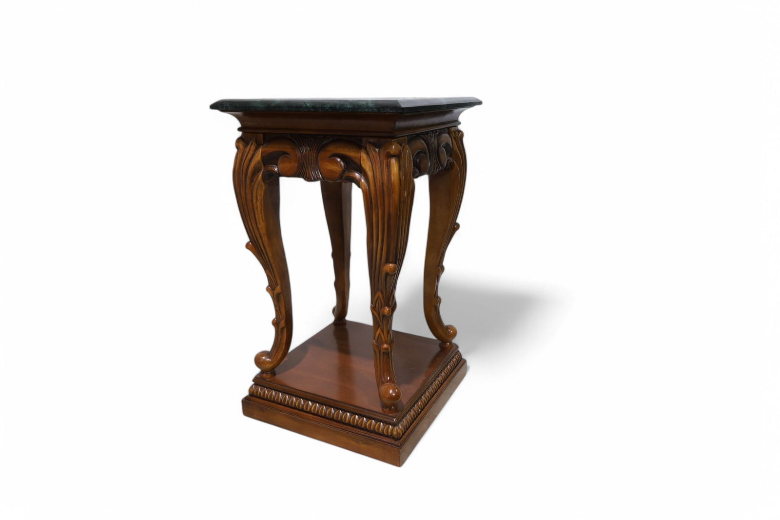Mahogany Marble Top Stand (1 of 9)