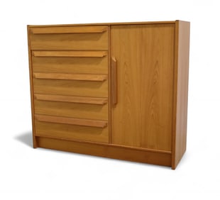 Danish Teak Side by Side Dresser