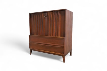 Thomasville Tiki Walnut High Chest