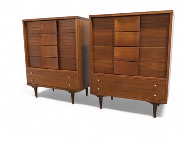 Johnson Carper Tall Dressers - Pair