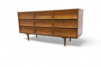 Johnson Carper Walnut  Long Dresser