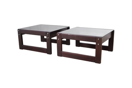 Percival Lafer Rosewood End Tables - Pair