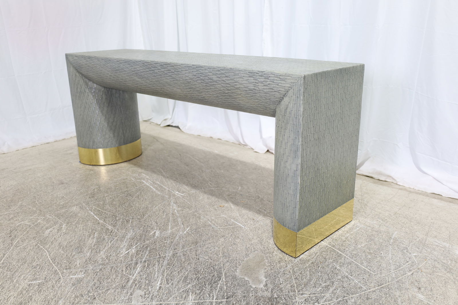 Springer Style Raffia Wrapped Console (1 of 9)