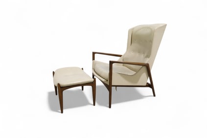Kofod Larsen Lounge Chair & Ottoman