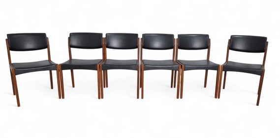 Henry Walter Klein Teak Dining Chairs - 6