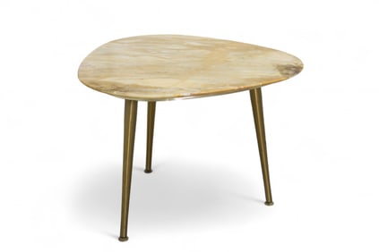 Guitar Pick Marble End Table