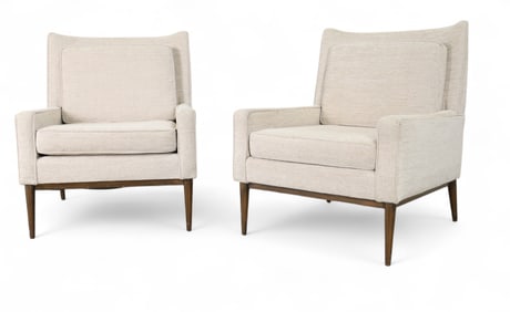 Paul Mccobb Model 314 Lounge Chairs - Pair