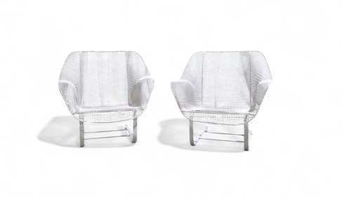 Woodard Spring Chairs - Pair