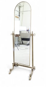 Brass Cheval Mirror