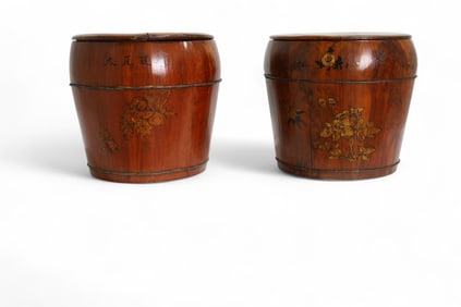 Quing Dynasty Round Boxes - 2