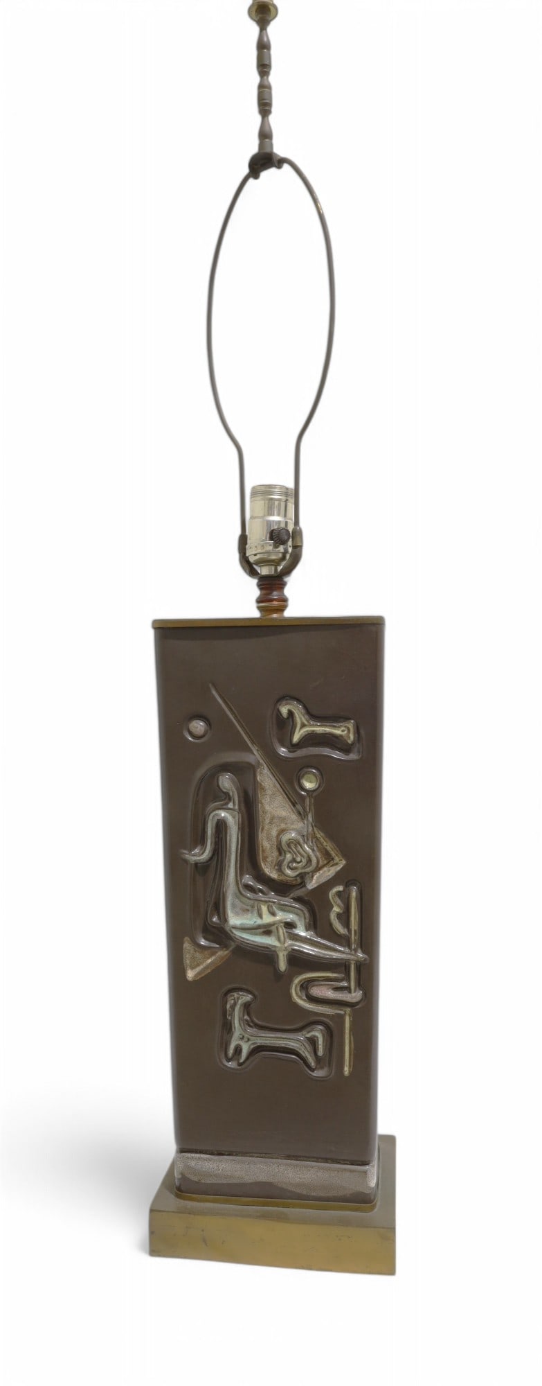 Mid Century Pottery Lamp (1 of 8)