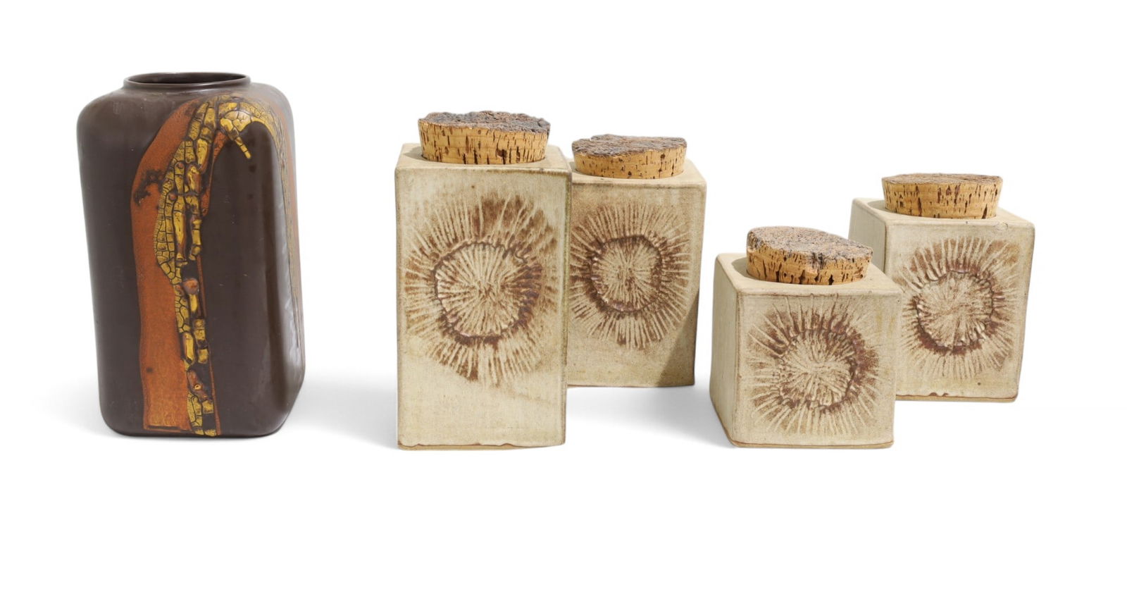 Pottery Lot- 5 Pieces (1 of 13)