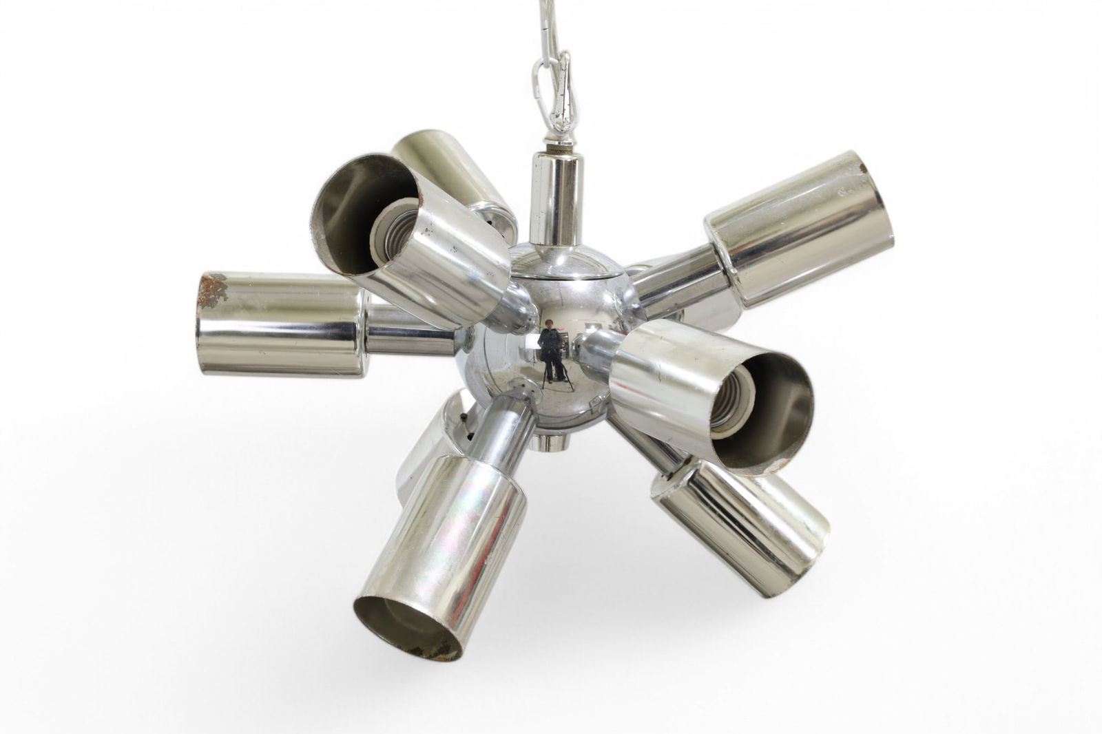 Chrome Sputnik Hanging Fixture (1 of 6)