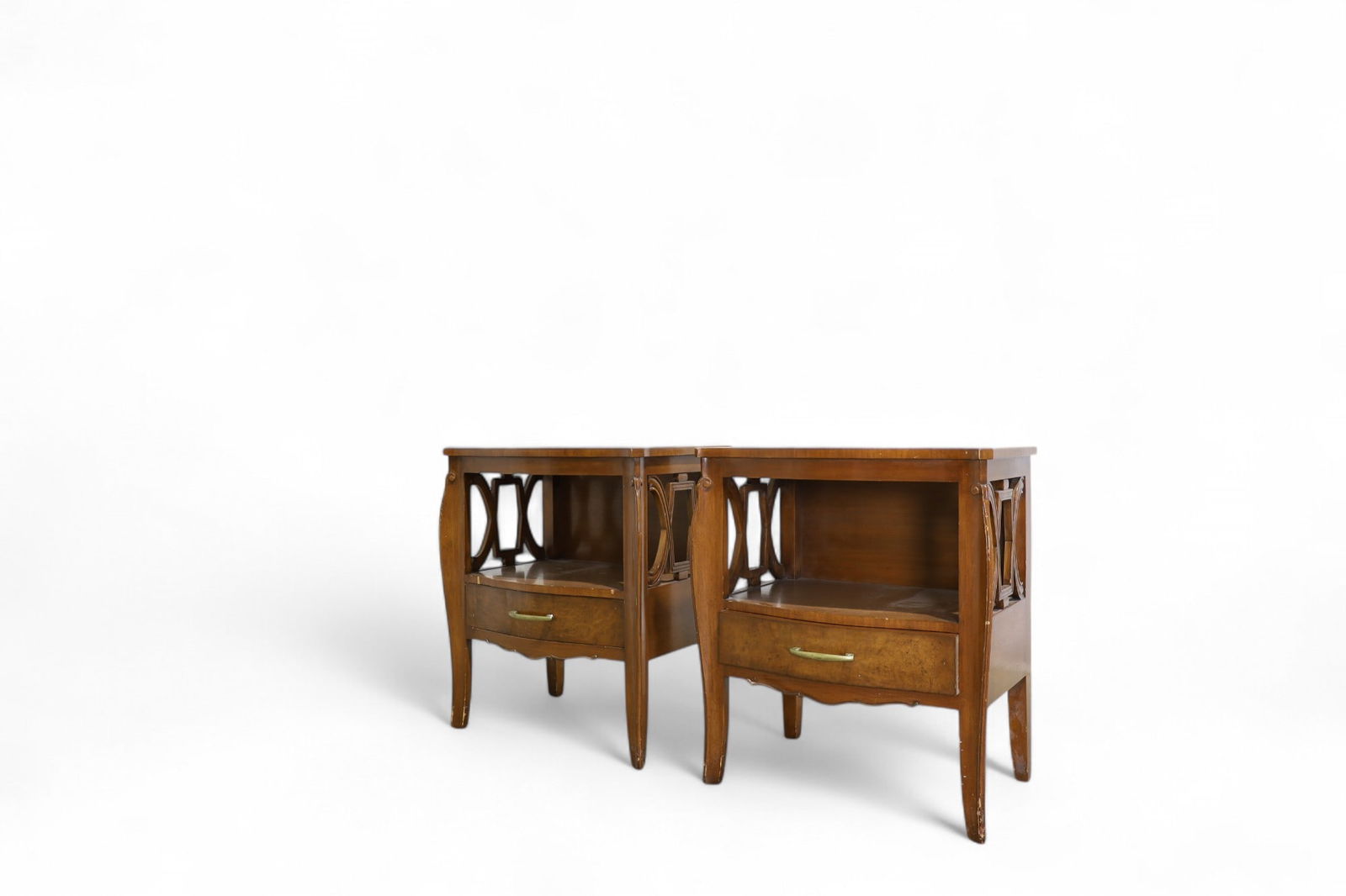 Hollywood Regency Style End Stands - Pair (1 of 9)