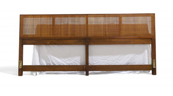 Paul Mccobb Calvin Cane Headboard: A Paul Mccobb Calvin cane king headboard Dimensions:36x80