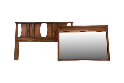 Thomasville Queen Headboard & Mirror