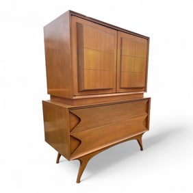 Mid century Albert Parvin Style Tall Dresser