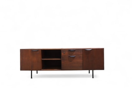Jens Risom Walnut Credenza