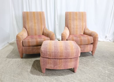 John Hutton Donghia Chairs & Ottoman
