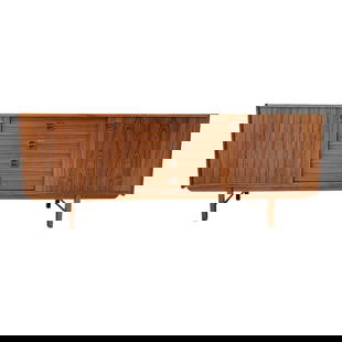 Danish Rosewood Credenza: A Danish Modern Rosewood Credenza Dimensions:28.5x72x16.5