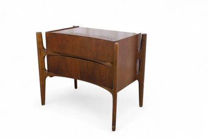 William Hinn Walnut End Stand