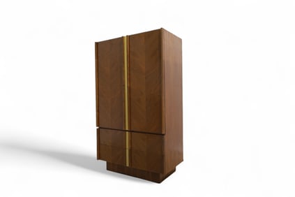 Walnut Mid Century High Chest