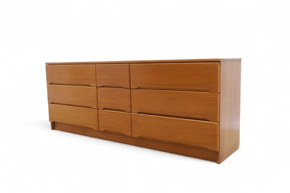 Danish Teak Long Dresser