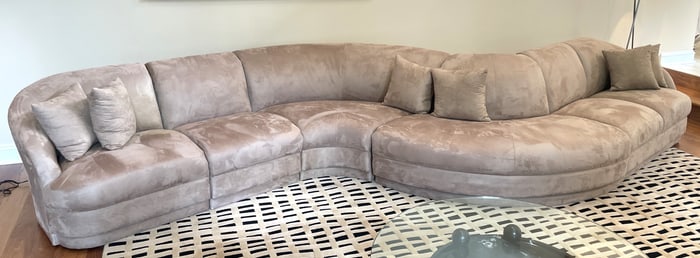Serpentine Sectional Sofa