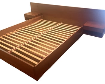 Danish Teak Queen Bed