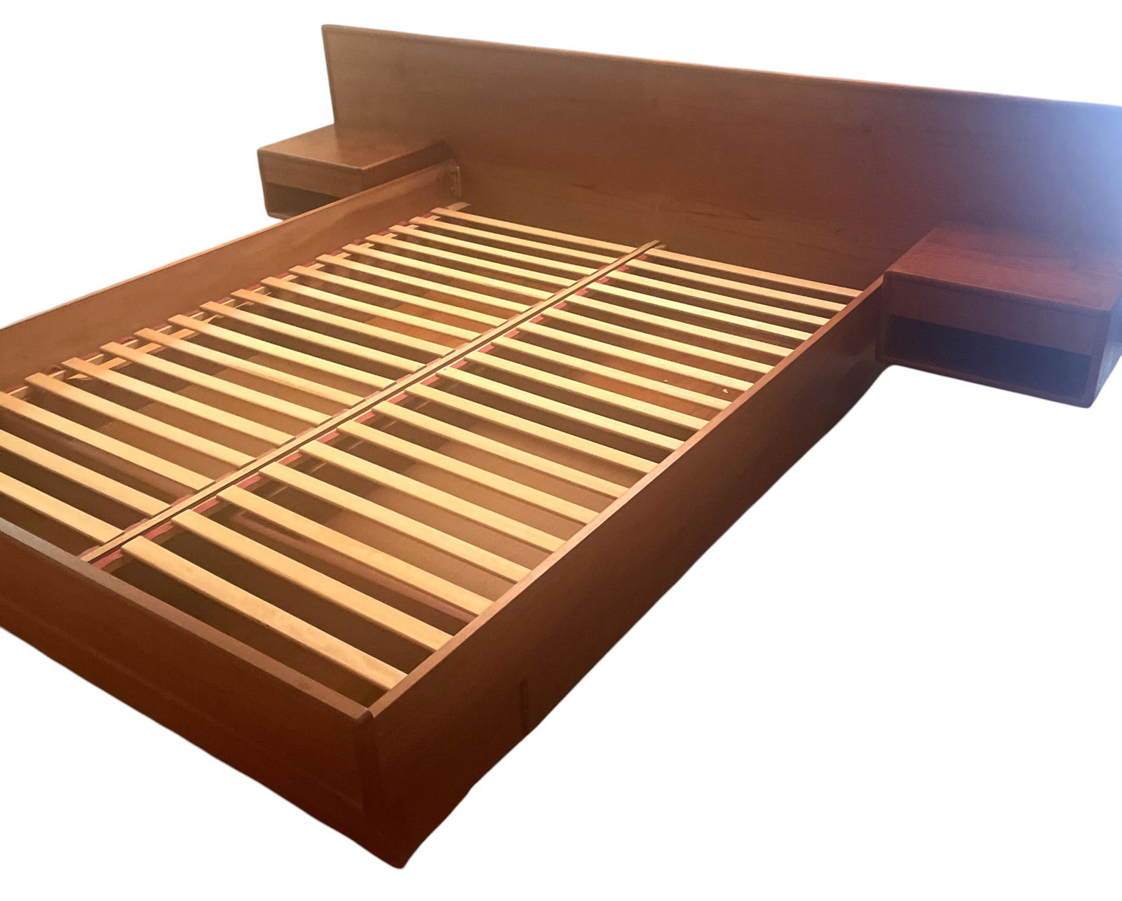 Danish Teak Queen Bed (1 of 7)