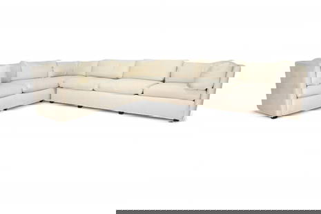 John Mascheroni Sectional Sofa: A 2 piece John Mascheroni sectional sofa Left Dimensions:28x96x33 Right Dimensions:28x93x33 Seat Height:16