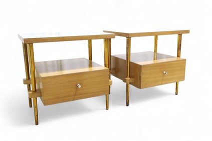 Atomic Style End Stands - Pair