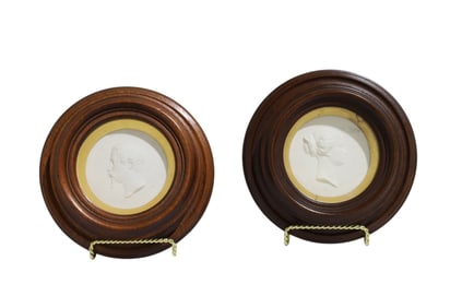 Jasperware Portraits - Pair