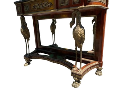 French Marble Top Console