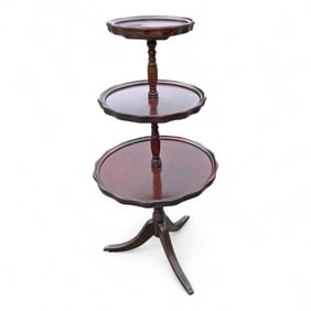 Mahogany 3 Tier Table