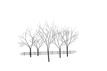C. Jere Style Tree Wall Sculpture