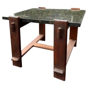 300Brazilian Marble Top Side Table