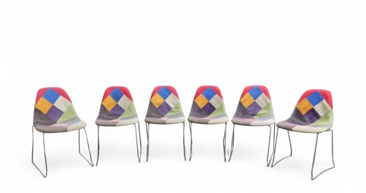 Bertoia Style Dining Chairs - 6