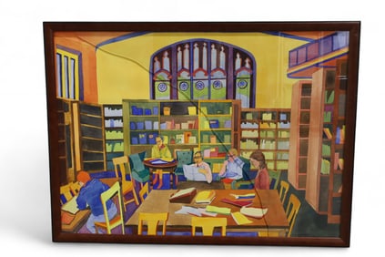 M.A. Lee Copp Morristown NJ Watercolor