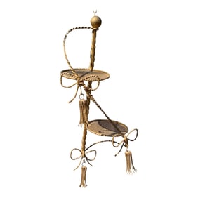 Hollywood Regency Style Hanging Planter
