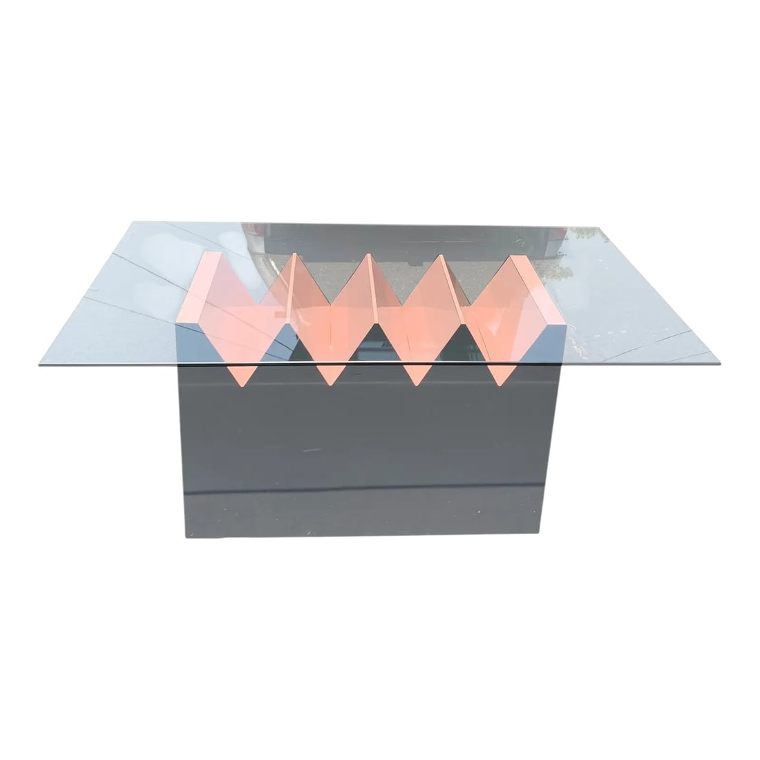 Modern Sculpted Base Dining Table (1 of 4)